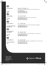 Preview for 96 page of Sportplus SP-MR-0081 Instructions For Use Manual