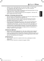 Preview for 8 page of Sportplus SP-TM-1006 User Manual