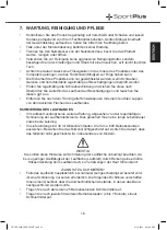 Preview for 16 page of Sportplus SP-TM-1006 User Manual