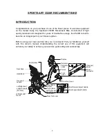 Preview for 3 page of SportsArt Fitness Recumbent Bike SportsArt C520R Owner'S Manual