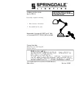 Springdale Lighting PT15320 Assembly Instructions preview