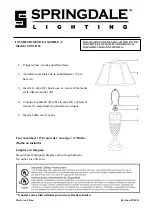 Preview for 2 page of Springdale Lighting SGT11183 Assembly Instructions