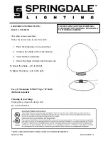 Springdale Lighting STA11194 Assembly Instructions preview