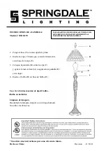 Preview for 2 page of Springdale Lighting STB11270 Assembly Instructions