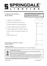 Preview for 2 page of Springdale Lighting STR11116 Assembly Instructions