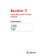 Preview for 79 page of Sprint PCS Vision User Manual