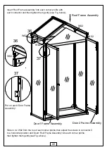 Preview for 22 page of Sproutwell NURSERY GREENHOUSE Assembly Instructions Manual