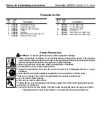 Preview for 2 page of SPX 5093 Parts List And Operating Instructions