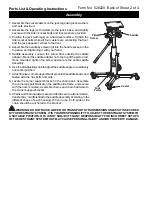 Preview for 4 page of SPX OTC 1794A Parts List & Operating Instructions