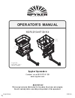 SPYKER KSPLS15 Operator'S Manual preview