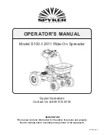 SPYKER S100-12011 Operator'S Manual preview