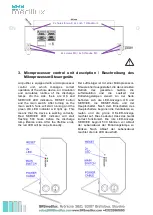 Preview for 5 page of SRS medilux PMX2A48 User Manual