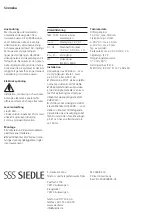 Preview for 8 page of SSS Siedle BVD 650-0 Product Information