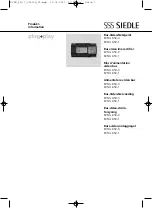 Preview for 1 page of SSS Siedle BVNG 650-0 Installation Manual