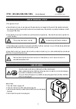 Preview for 20 page of ST ST102 Operation And Maintenance Instructions