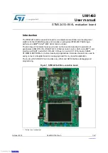 ST STM3241G-EVAL User Manual preview