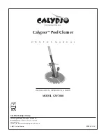 STA-RITE Calypso GW7000 Owner'S Manual preview