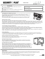 Preview for 7 page of Stack-On Security Plus QAS-1310 Instructions Manual