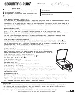 Preview for 7 page of Stack-On Security Plus QAS-710 Instructions Manual