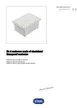 Preview for 32 page of Stahl 294281 Operating Instructions Manual