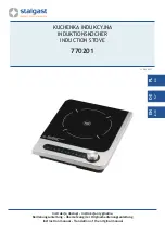 Stalgast 770201 Instruction Manual preview