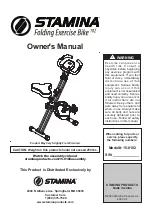 Stamina 15-0182 Owner'S Manual preview