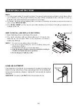 Preview for 14 page of Stamina 35-1052 Owner'S Manual