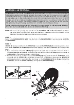 Preview for 8 page of Stamina ATS Air Rower 1406 Owner'S Manual