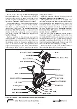 Preview for 5 page of Stamina Upright Exercise Bike 307 Series Owner'S Manual