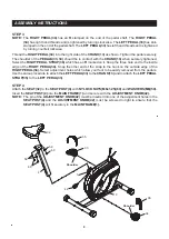 Preview for 9 page of Stamina Upright Exercise Bike 307 Series Owner'S Manual