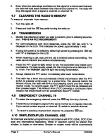 Preview for 11 page of Standard Communications Horizon HX230S Owner'S Manual