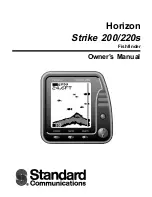 Standard Communications Horizon STRIKE 200 Owner'S Manual preview