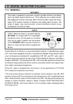 Preview for 28 page of Standard Horizon Eclipes DSC GX1000S Owner'S Manual