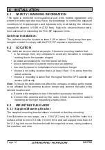 Preview for 12 page of Standard Horizon Explorer GPS GX1700 Owner'S Manual