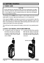 Preview for 12 page of Standard Horizon HX400 Owner'S Manual