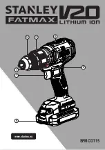 Preview for 1 page of Stanley FATMAX V20 SFMCD715 Original Instructions Manual