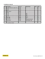 Preview for 9 page of Stanley MB3025 Parts Manual