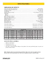 Preview for 27 page of Stanley MB656 User Manual