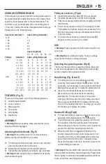 Preview for 15 page of Stanley SDS plus STHR202 Instruction Manual