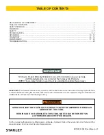 Preview for 3 page of Stanley SRP 2240 User Manual