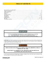 Preview for 3 page of Stanley SRP 6570 User Manual