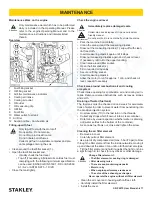 Preview for 17 page of Stanley SRP 6570 User Manual