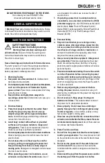 Preview for 13 page of Stanley SSS310 Instruction Manual