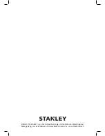 Preview for 44 page of Stanley STFP00020 Instruction Manual