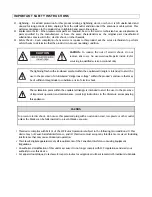 Preview for 3 page of Stanton T.120 Operating Instructions Manual