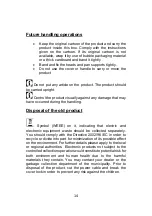 Preview for 15 page of Star-Light FCF-02WH User Manual