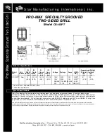 Preview for 2 page of Star Manufacturing PRO-MAX CG14SPT Specification Sheet