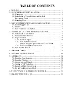 Preview for 3 page of Star Micronics DP8340RC Series User Manual