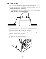 Preview for 22 page of Star Micronics LC-500 User Manual