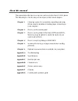 Preview for 3 page of Star Micronics LC-8021 User Manual